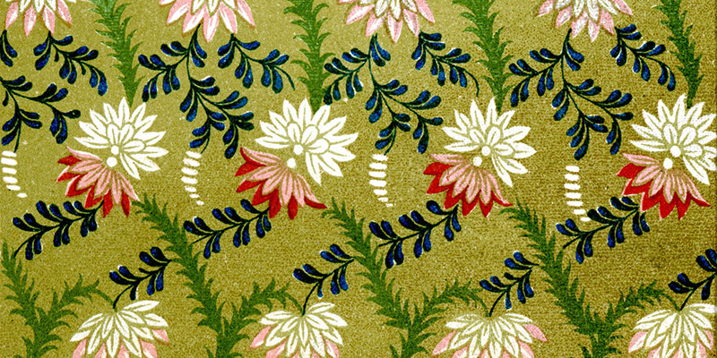 #MMInColour 2018 - green Victorian wallpapers of the time displayed vibrant colours but contained arsenic.